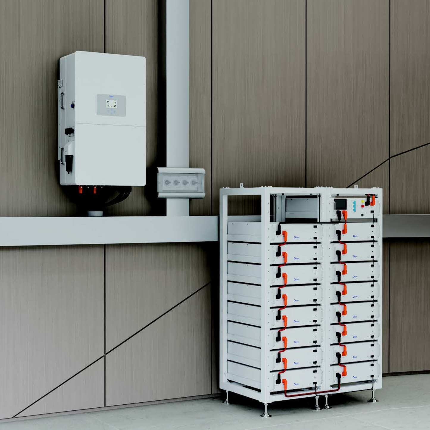 Baterie Tensiune Înaltă 5.12kWh Deye BOS-G-Pack5.1