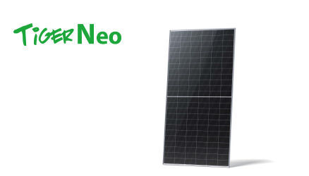 Panou fotovoltaic Jinko 590W bifacial N-type, ramă neagră – palet 36 buc (JKM590N-72HL4-BDV 575-600 1500V Black Frame)