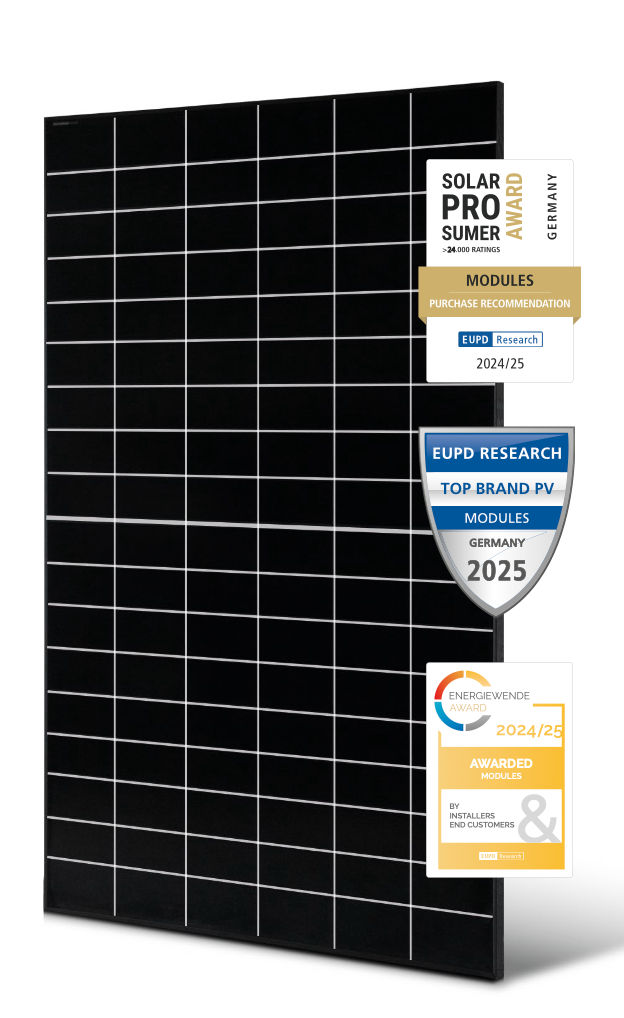 Panou fotovoltaic Solar Fabrik 485W bifacial N-type, ramă neagră – palet 36 buc