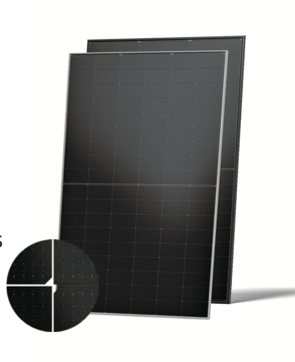 Panou fotovoltaic Jinko 505W bifacial N-type, ramă neagră – palet 37 buc